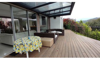 Moderna casa de 1 piso variante de Caldas en unidad cerrada