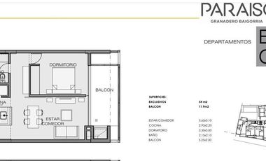 Departamento en Granadero Baigorria -Parrillero - Quincho - Solarium