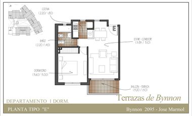Lindísimo Departamento 2 ambientes - Jose Marmol