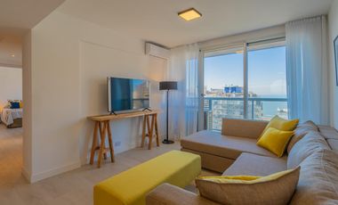 Alquiler por dia departamento 3 ambientes para 4 personas zona La Perla vista al mar