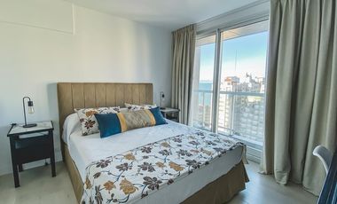 Alquiler por dia departamento 3 ambientes para 4 personas zona La Perla vista al mar