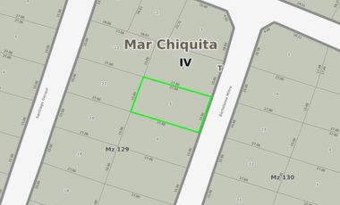 Terreno en venta - 15 x 37mts - 405mts2 - Camet