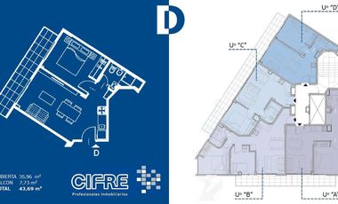 Departamento 2 ambientes balcón corrido. oportunidad!! mas opciones!
