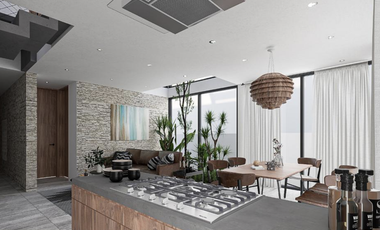 ESPECTACULAR CASA EN VENTA CON ROOF GARDEN EN ALDEA HA'PUERTO MORELOS, QROO.