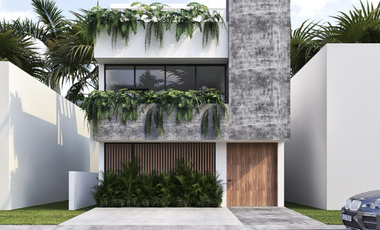 ESPECTACULAR CASA EN VENTA CON ROOF GARDEN EN ALDEA HA'PUERTO MORELOS, QROO.