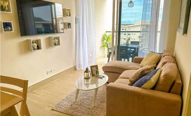 ALQUILO APARTAMENTO FULL AMOBLADO EN CHAME PLAYA CARACOL  2R