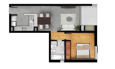 Venta  1 Dormitorio Barrio   8 Sauces cochera Funes