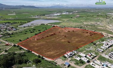 Terreno en entrada a San Pedro Huaquilpan (Autopista Mexico-Pachuca)