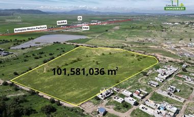 Terreno en entrada a San Pedro Huaquilpan (Autopista Mexico-Pachuca)