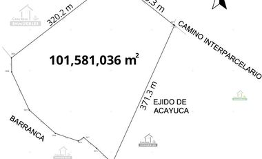 Terreno en entrada a San Pedro Huaquilpan (Autopista Mexico-Pachuca)