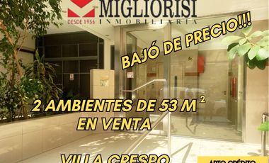 Departamento de 2 ambientes en Venta en Villa crespo