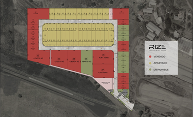 LOTE 35  EN VENTA EN PARQUE INDUSTRIAL RIZE EN EL SALTO
