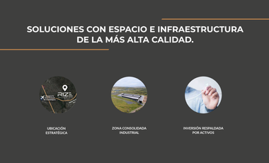 LOTE 35  EN VENTA EN PARQUE INDUSTRIAL RIZE EN EL SALTO