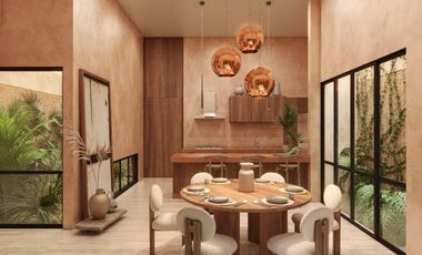 Townhouse en preventa dentro de desarrollo exclusivo en Temozón Norte.