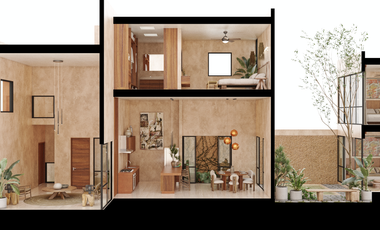 Townhouse en preventa dentro de desarrollo exclusivo en Temozón Norte.