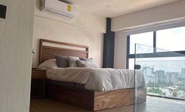 LOFT AMUEBLADO A UNAS CUADRAS DE AV. CHAPULTEPEC