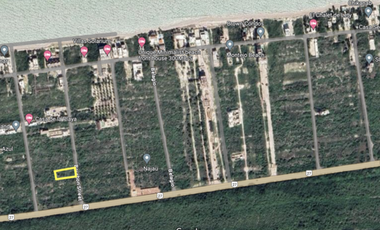 Terreno en la playa de San Benito, Yucatán