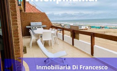 Departamento de 5 ambientes FRENTE AL MAR en venta en Pinamar - SEMIPISO