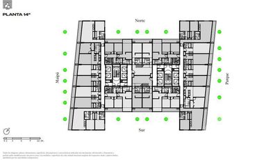 Departamento  2 ambientes a estrenar en Vicente López  - Domus Parque