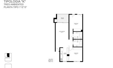 Venta Departamento 3 ambientes a estrenar Tigre centro