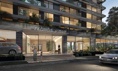 Monoambiente en venta al pozo en Pinamar, cerca de la playa con Parrilla y Gimnasio