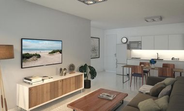 Monoambiente en venta al pozo en Pinamar, cerca de la playa con Parrilla y Gimnasio
