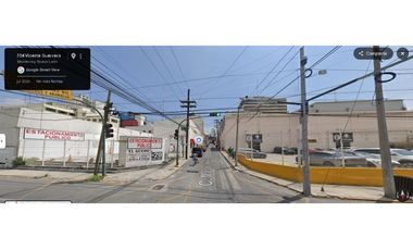 TERRENO  RENTA CENTRO ESQUINA MATAMOROS 275 M 2 $ 27.500