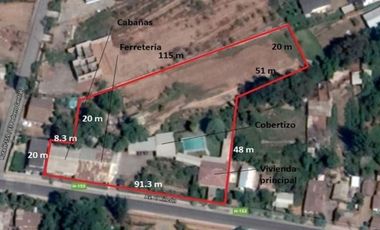 Parcela en Venta en VENDO GRAN PARCELA USO COMERCIAL U HABITACIONAL IDEAL PARA HACER LOTEOS INMOBILIARIO