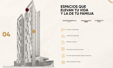DEPARTAMENTOS EN VENTA, TORRE LIVITA, LOMA LARGA MONTERREY, NUEVO LEÓN