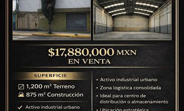LEYES DE REFORMA 1 SECCION, IZTAPALAPA, CDMX.  BODEGA EN VENTA