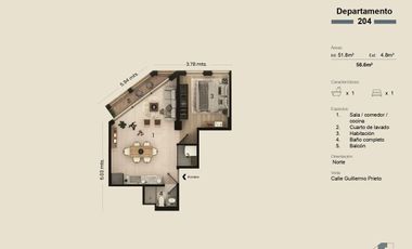 Preventa de departamento en Schultz 81, San Rafael. 204