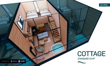 Cabañas para renta y disfrute en Guatape desde 45 mt2  hasta 85 metros