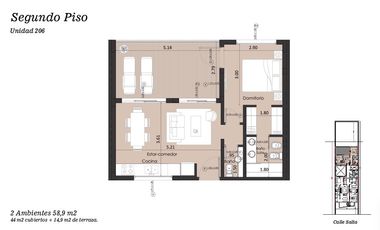 AFIANZA PALACE - Departamentos 2 ambientes en pozo - San José Mar del Plata