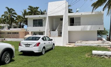 Departamento Amuebladoen renta en Campeche, San Lorenzo a la orilla de la playa