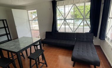 Departamento Amuebladoen renta en Campeche, San Lorenzo a la orilla de la playa