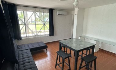 Departamento Amuebladoen renta en Campeche, San Lorenzo a la orilla de la playa