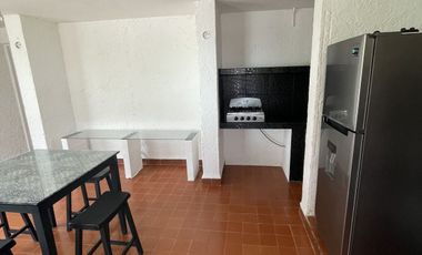 Departamento Amuebladoen renta en Campeche, San Lorenzo a la orilla de la playa