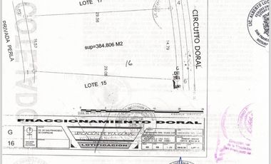 Terreno en Venta en Campeche Residencial El Doral