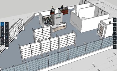 Rentamos local comercial para tienda de auto servicio Cod. LRI001