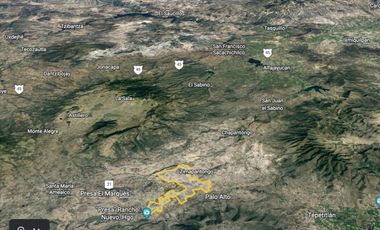 Vendo terreno de 800 Hectareas en Champantongo, Hidalgo Cod. TV361