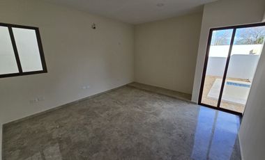 Casa en privada al norte de Mérida 4 habitaciones + Cuarto de Servicio
