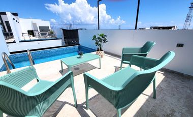 VENTA PENTHOUSE ALBERCA PRIVADA CENTRO PLAYA DEL CARMEN