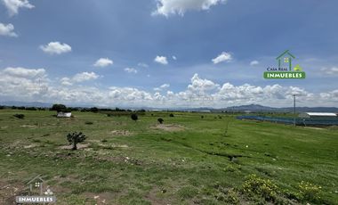 Terreno en entrada a San Pedro Huaquilpan (Autopista Mexico-Pachuca)