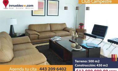 CASA EN VENTA EN CLUB CAMPESTRE, MORELIA
