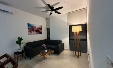 Departamento amueblado y equipado en Temozón Norte