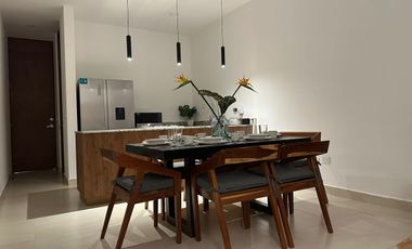 Departamento amueblado y equipado en Temozón Norte