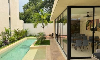 Departamento amueblado y equipado en Temozón Norte