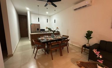 Departamento amueblado y equipado en Temozón Norte