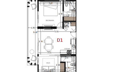 Departamento en venta Mérida Yucatán, Vidamar San Benito