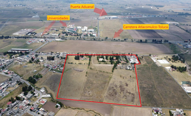 TERRENO  EN VENTA  AUTOPISTA ATLACOMULCO-TOLUCA